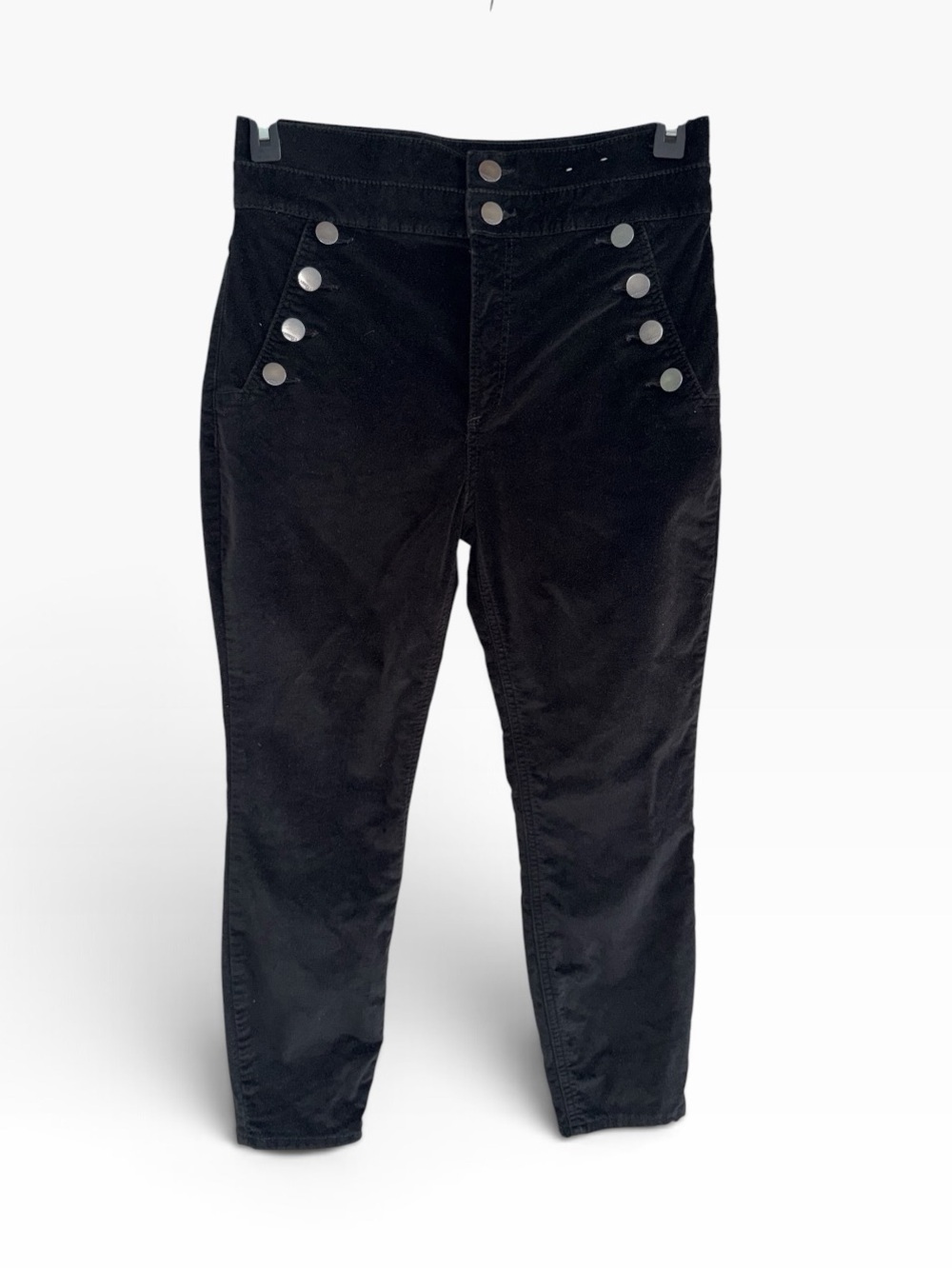 Express HIgh RIse Sailor Button Ankle Leggings Pants Size 8